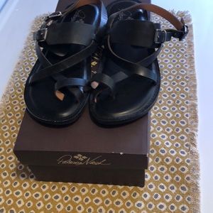Black Patricia Nash sandals. Worn twice.